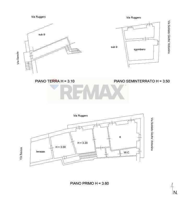 Pianta 2D - Casa indipendente Via Savoia
 
8, Castiglione di Sicilia - planimetria 1