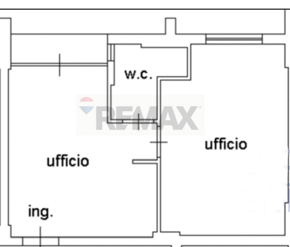 Pianta 2D - Ufficio Via Carlo Terzo
 
156, San Nicola la Strada - planimetria 1