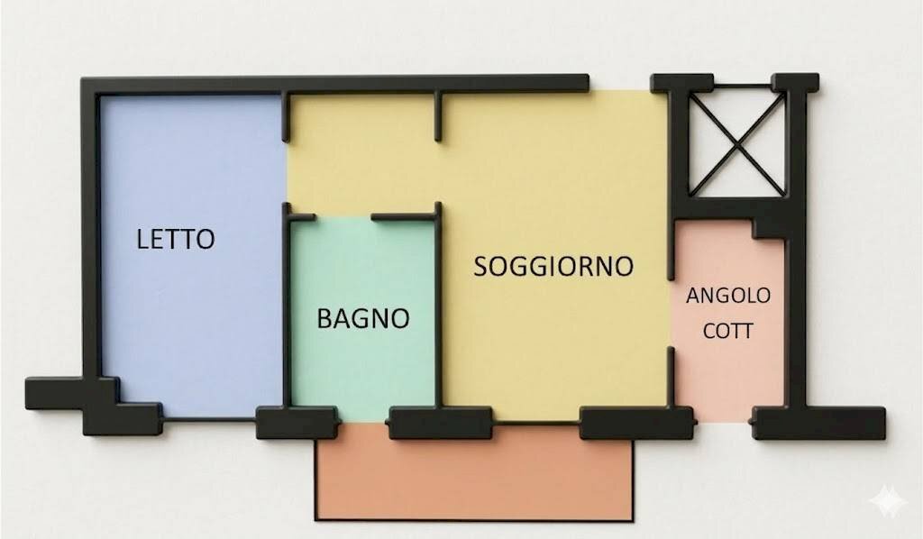 Foto 2 - Two-room apartment via Quasimodo
 
1, Vimodrone - photo 2