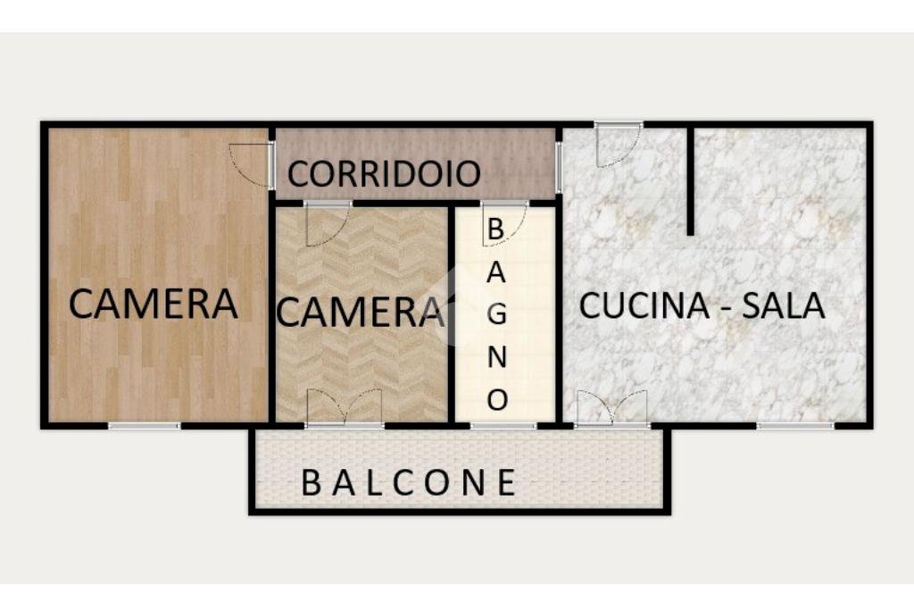 Four-room apartment Via Giacinto macciò, Busalla - floor plans 1