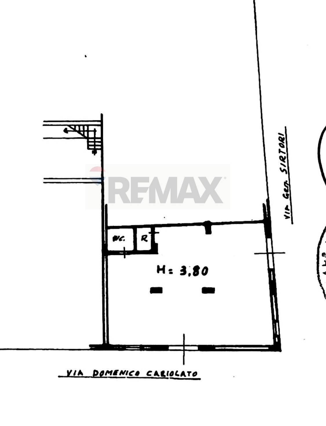 Pianta 2D - Magazzino Via Domenico Cariolato
 
10, Palermo - planimetria 1