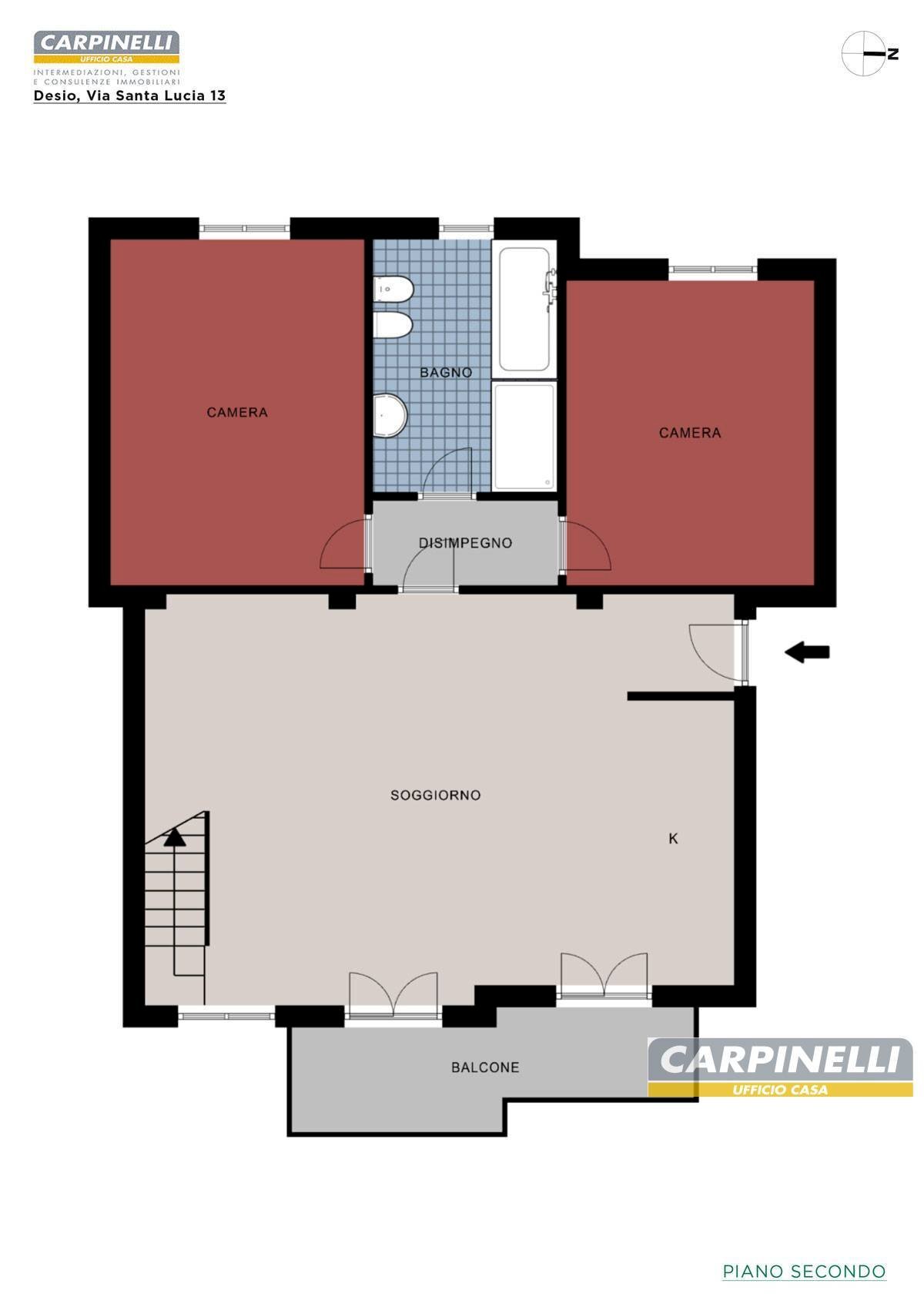 Foto 38 - Four-room apartment Via Santa Lucia
 
13, Desio - floor plans 1