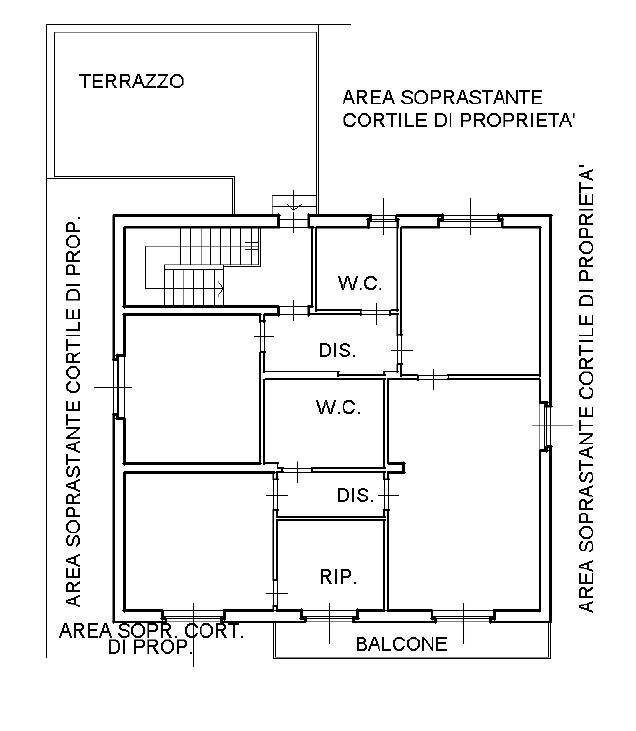 Foto 23 - Casa semi indipendente via petrarca
 
5, Limbiate - planimetria 1