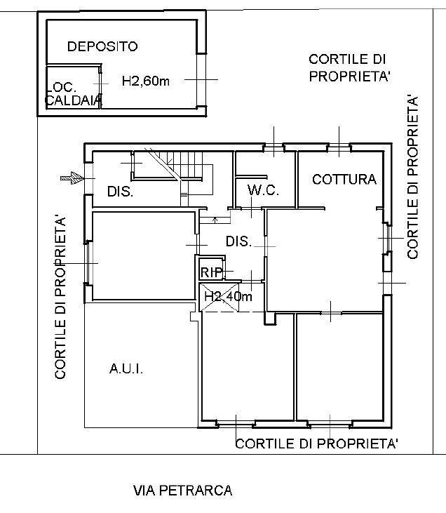 Foto 9 - Casa semi indipendente VIA PETRARCA
 
5, Limbiate - planimetria 1