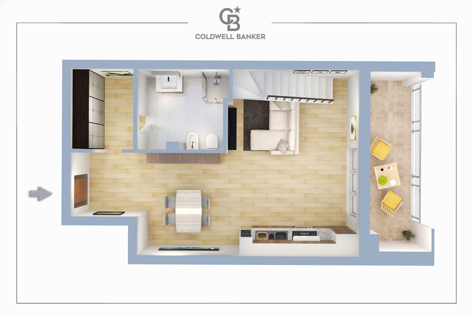 Foto 34 - Three-room apartment Via Palaverta
 
69, Marino - floor plans 1