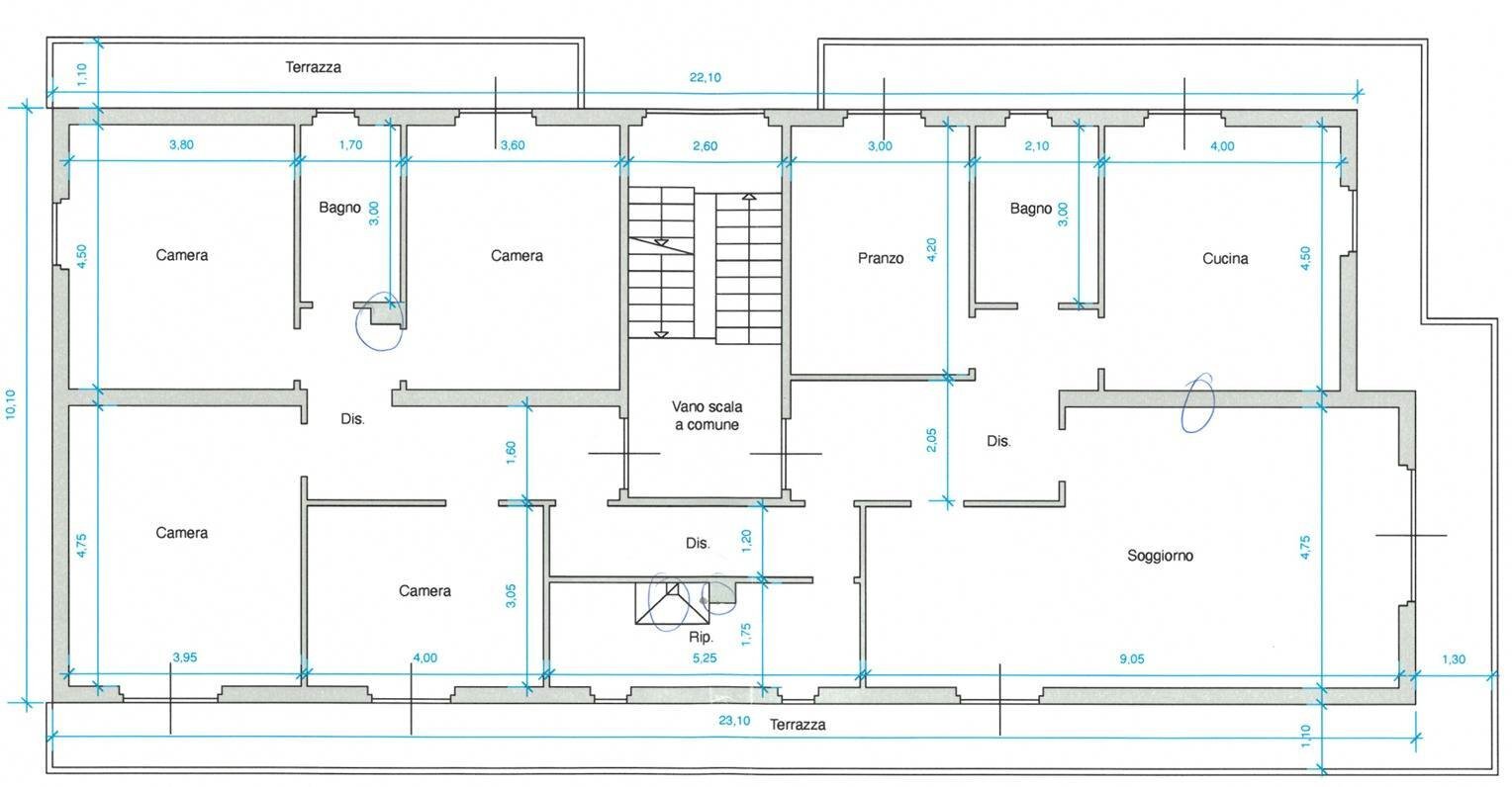 Foto 54 - Apartment via della resistenza
 
50, Figline e Incisa Valdarno - floor plans 1