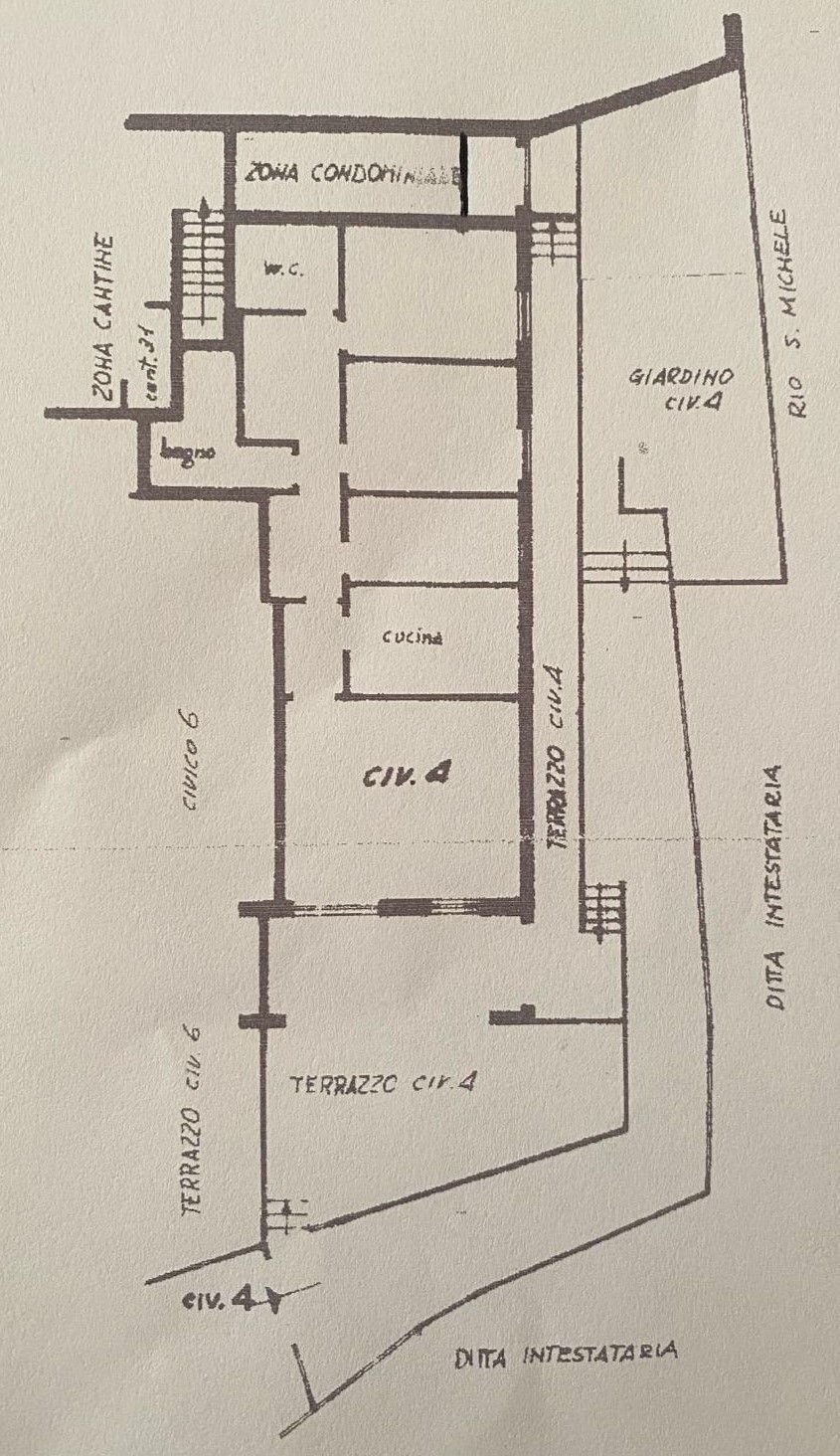 Villa via Pietrafredda, Rapallo - planimetria 1