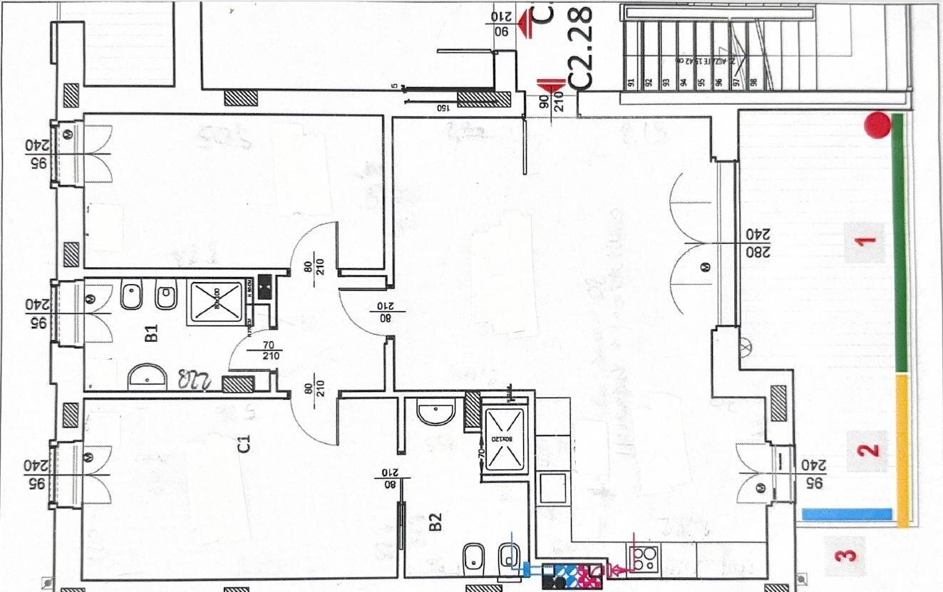 Foto 34 - Trilocale Via Filippo Argelati
 
39, Milano - planimetria 1