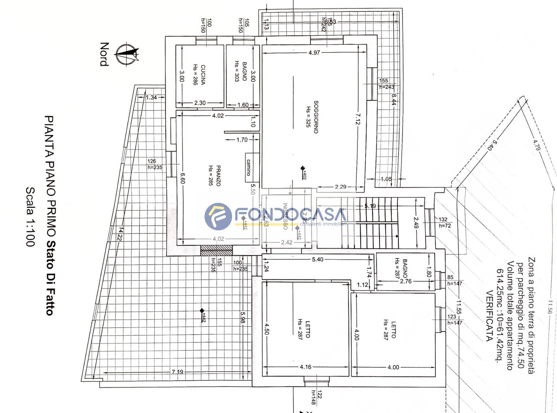 Foto 37 - Casa semi indipendente Via Botrugno, Sanarica - planimetria 1