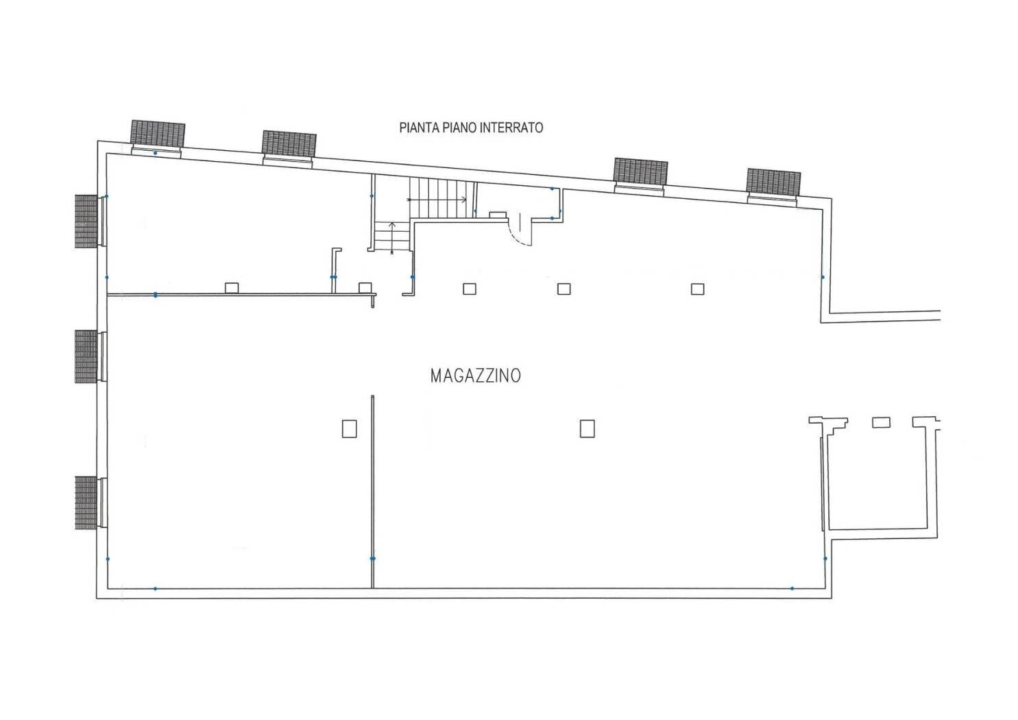 Magazzino via Padana Inferiore, Chieri - planimetria 1