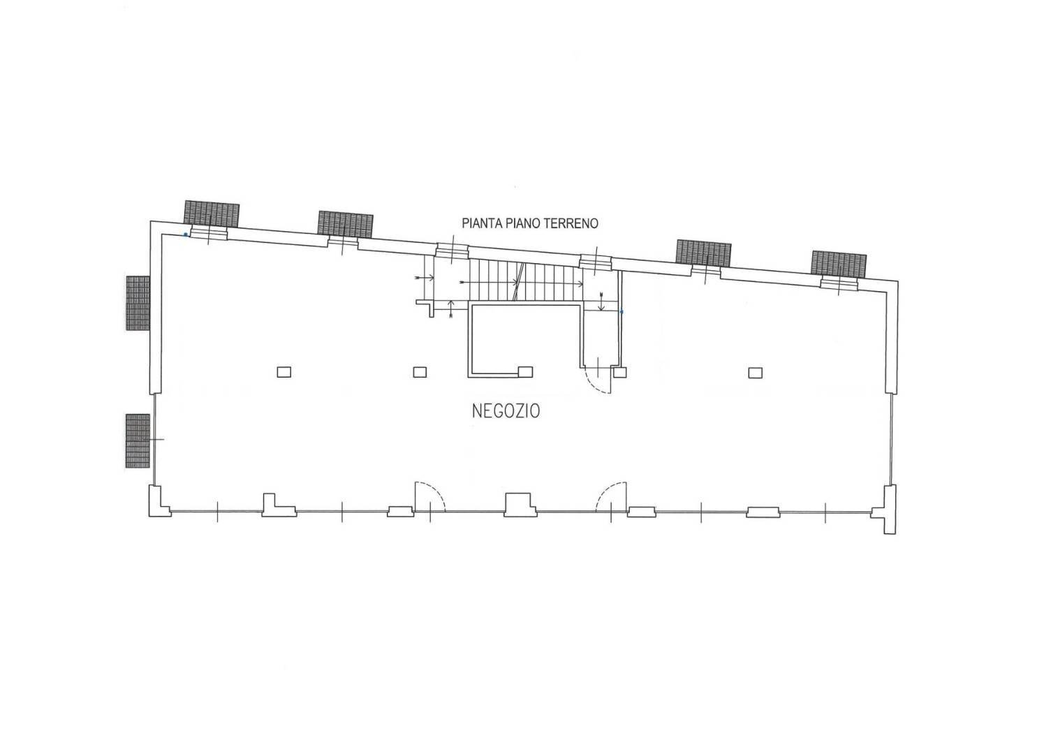 Negozio via Padana Inferiore, Chieri - planimetria 1