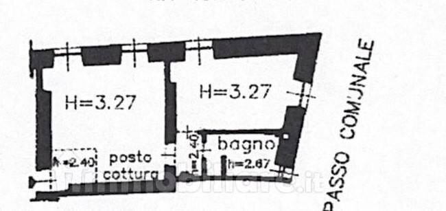 Trilocale via Aurelia, Camogli - planimetria 1