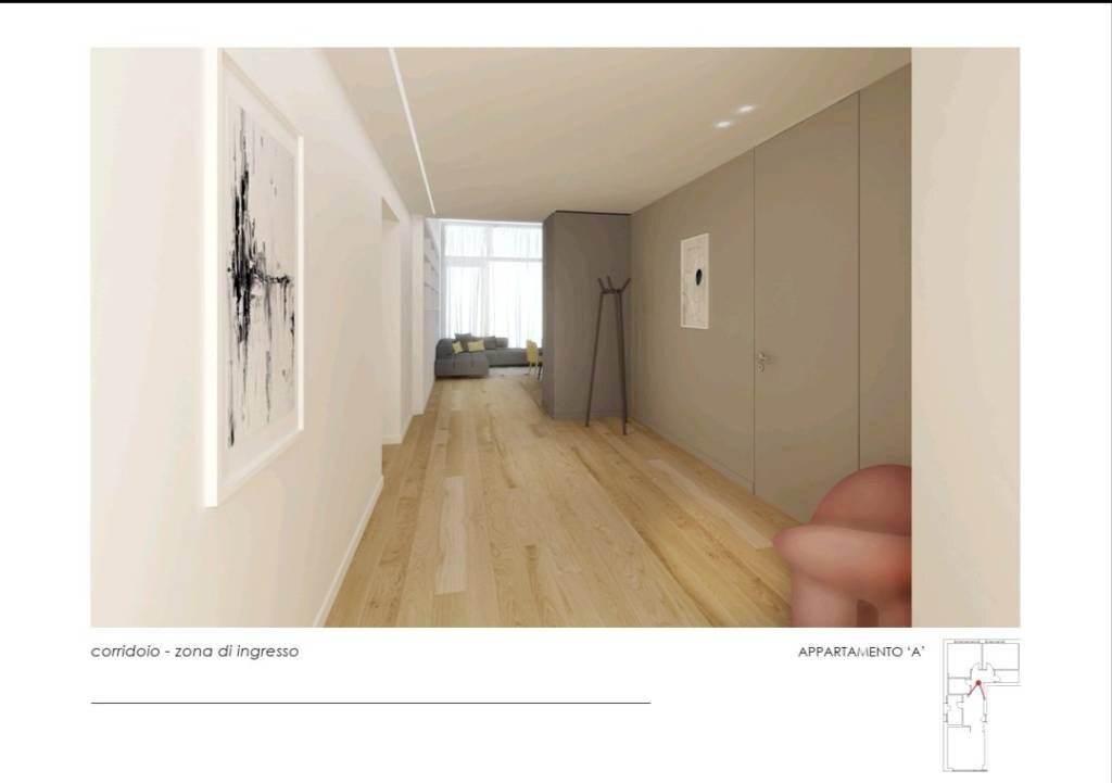 Corridoio - Trilocale corso Duca degli Abruzzi, 56, Torino (zona Crocetta) - foto 3