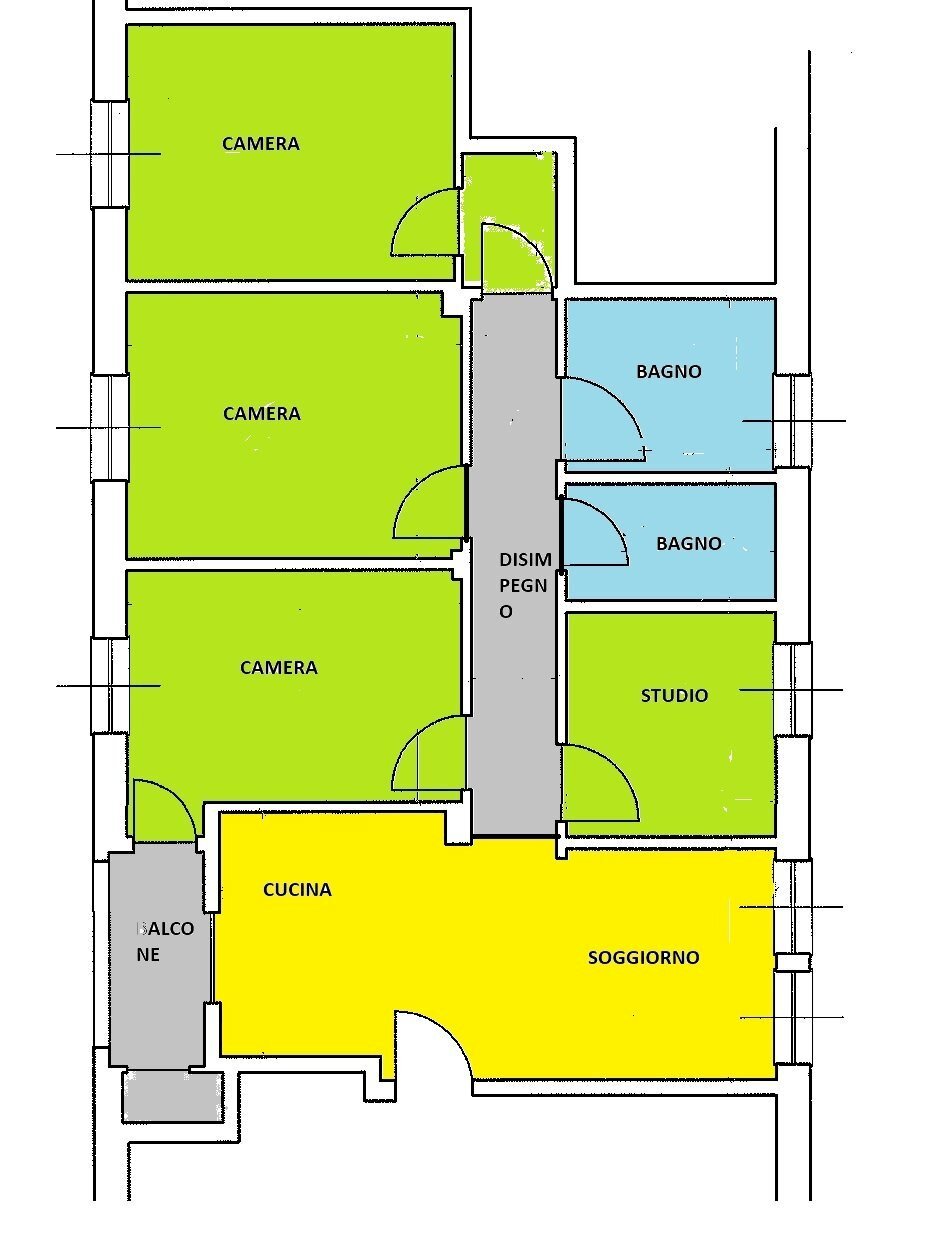 Appartamento Cuneo (zona Centro) - planimetria 1