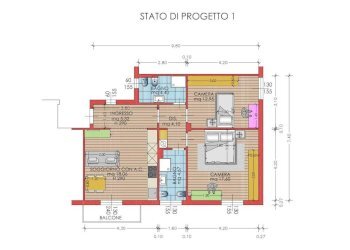 Planimetria - Trilocale via Giovanni Pierluigi da Palestrina, SN, Parma (zona Cittadella) - foto 20