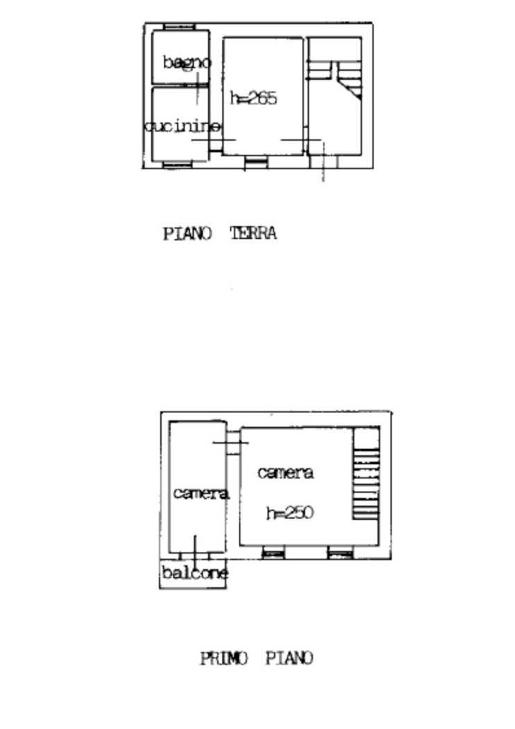 Rustico strada Cozzano, Langhirano - planimetria 1