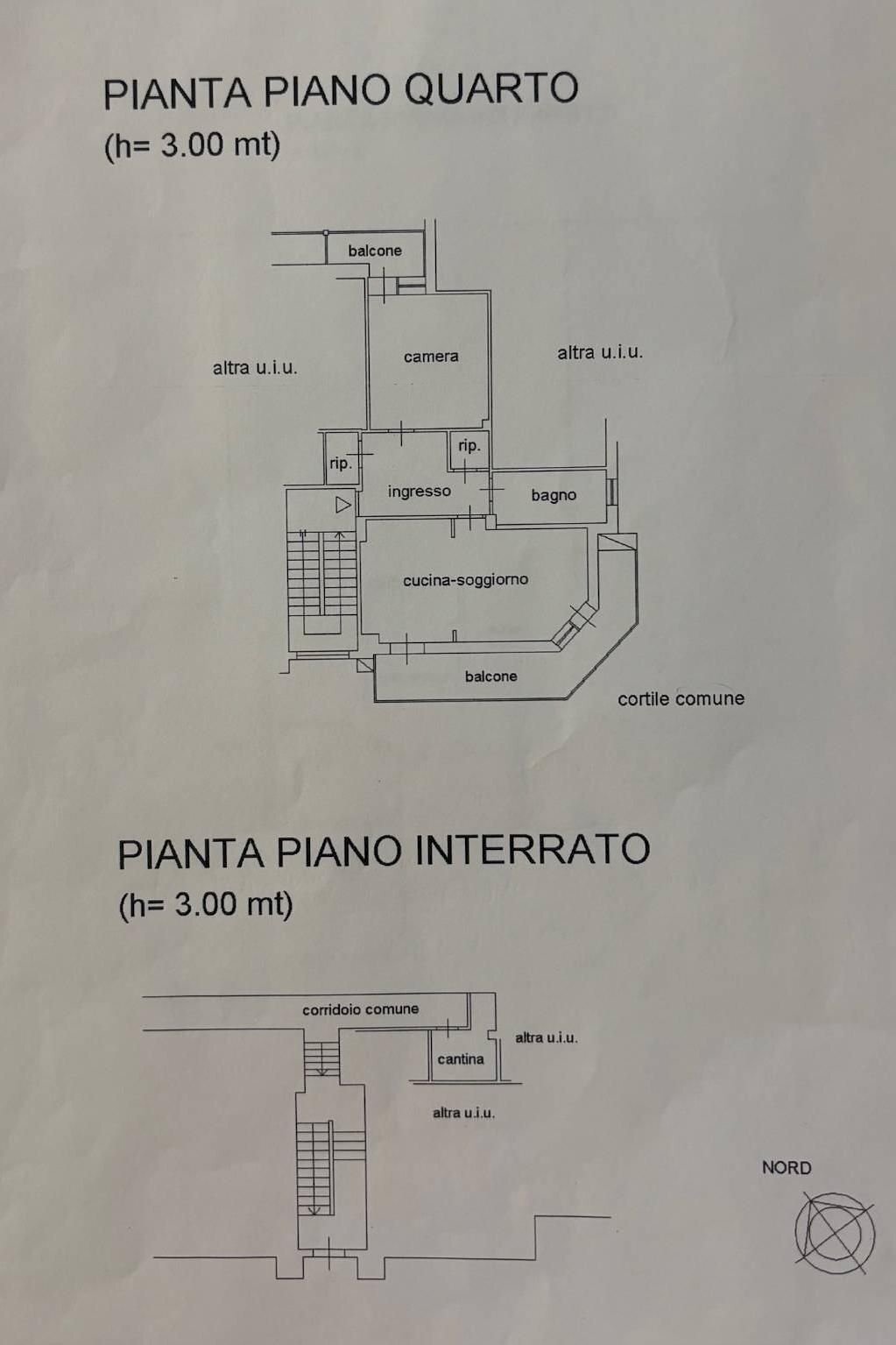 Three-room apartment via Vincenzo Gioberti, 12, Pinerolo - floor plans 1