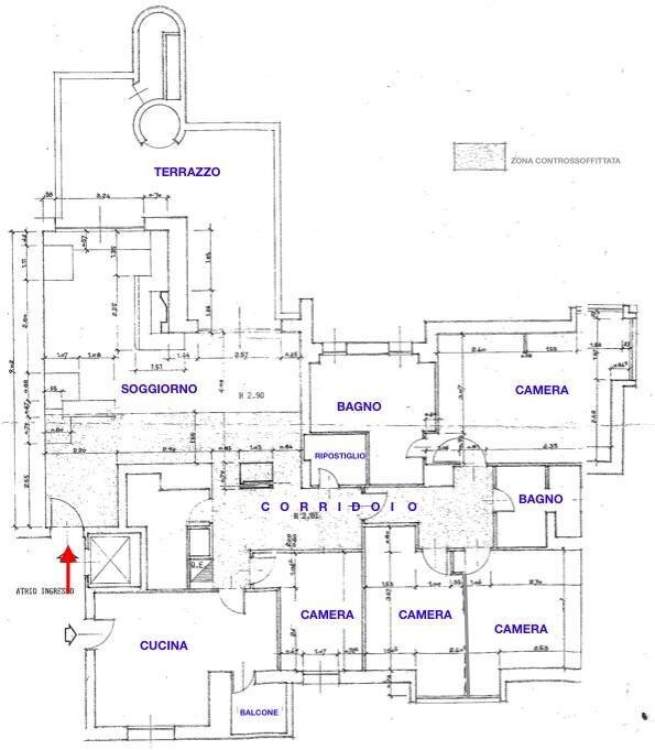 Appartamento via Olgia, 8/1, Segrate - planimetria 1