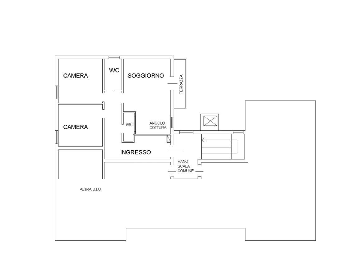 Appartamento via Adelmo Arbizzani, Calderara di Reno - planimetria 1