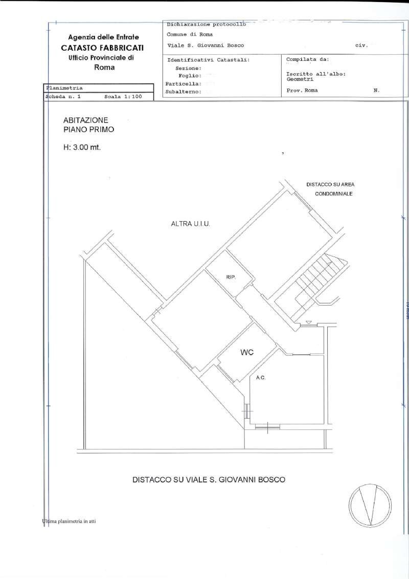 page0001 - Three-room apartment viale San Giovanni Bosco, Roma - floor plans 1