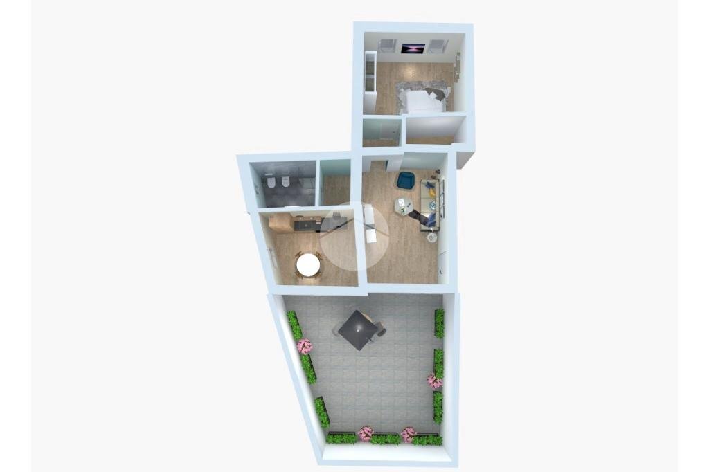 Three-room apartment Via Colonnello Giovanni Bettoja, Caluso - floor plans 1