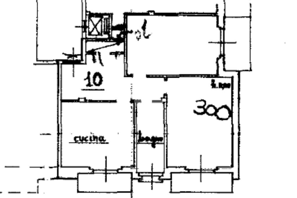 Three-room apartment Via Vigone, Airasca - floor plans 1