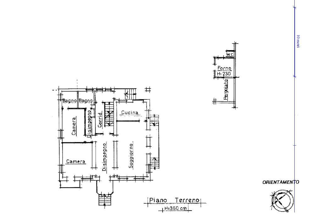 Villa Via Ines Magnoni, Villanova Canavese - planimetria 1