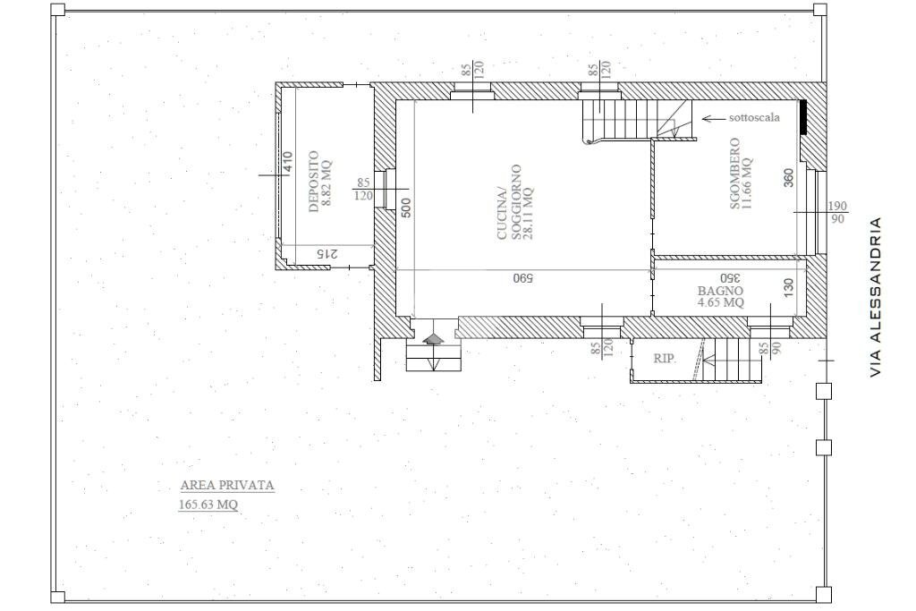 Villa Via Alessandria, Nichelino - floor plans 1