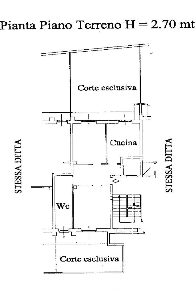 Trilocale Via Rossini, Nichelino - planimetria 1