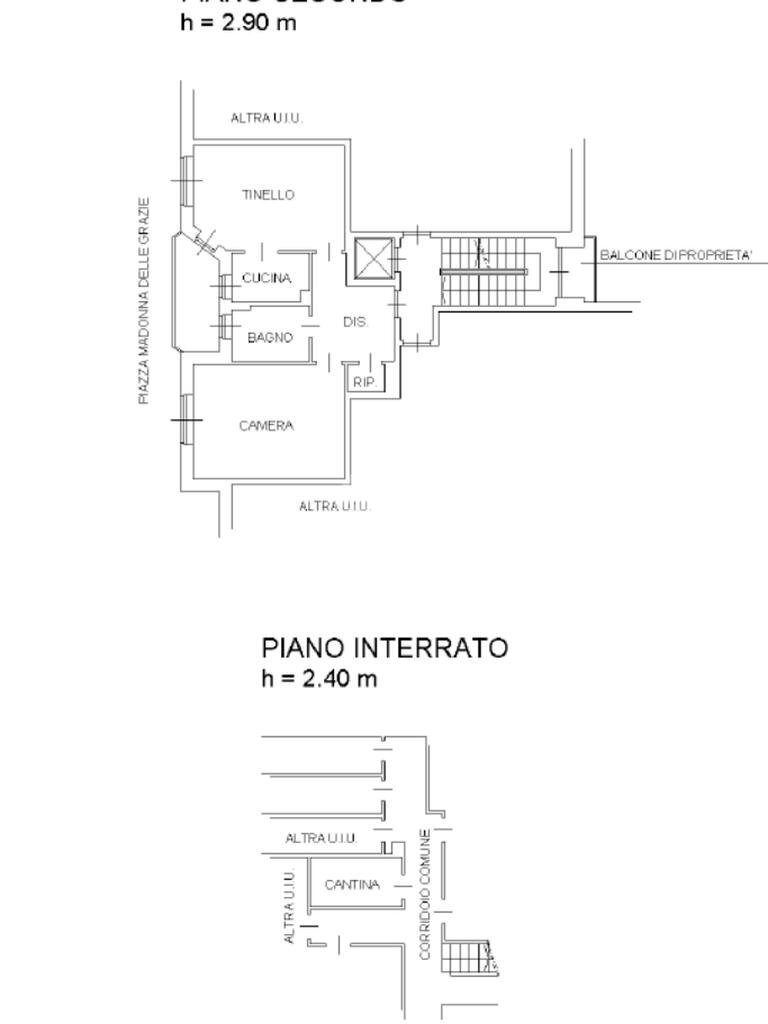 Bilocale Piazza madonna, Volpiano - planimetria 1