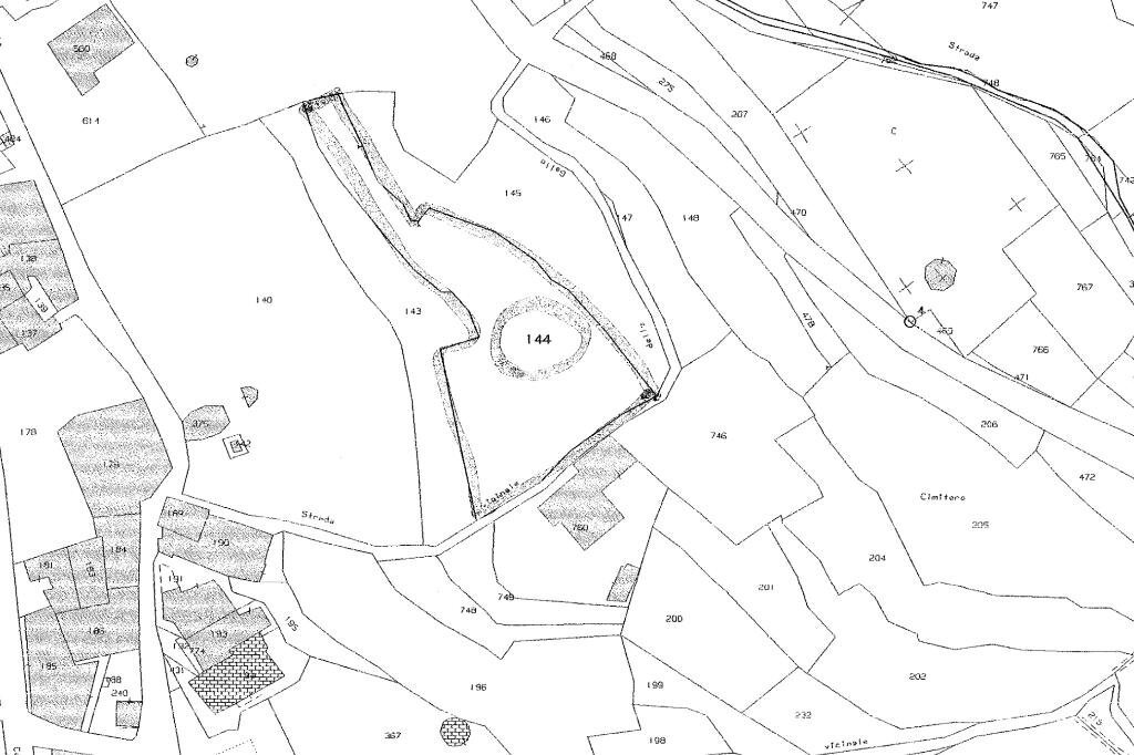 Terreno agricolo Via del cimitero, Calice Ligure - planimetria 1