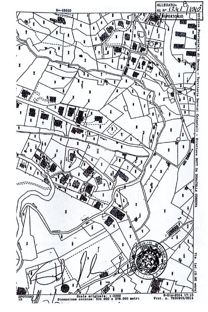 Terreno agricolo Via dei Pini, Spotorno - planimetria 1