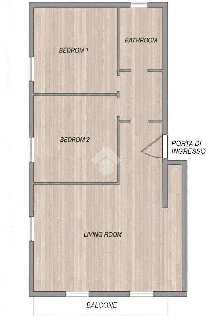 Three-room apartment Via Massarenti, Vignola - floor plans 1