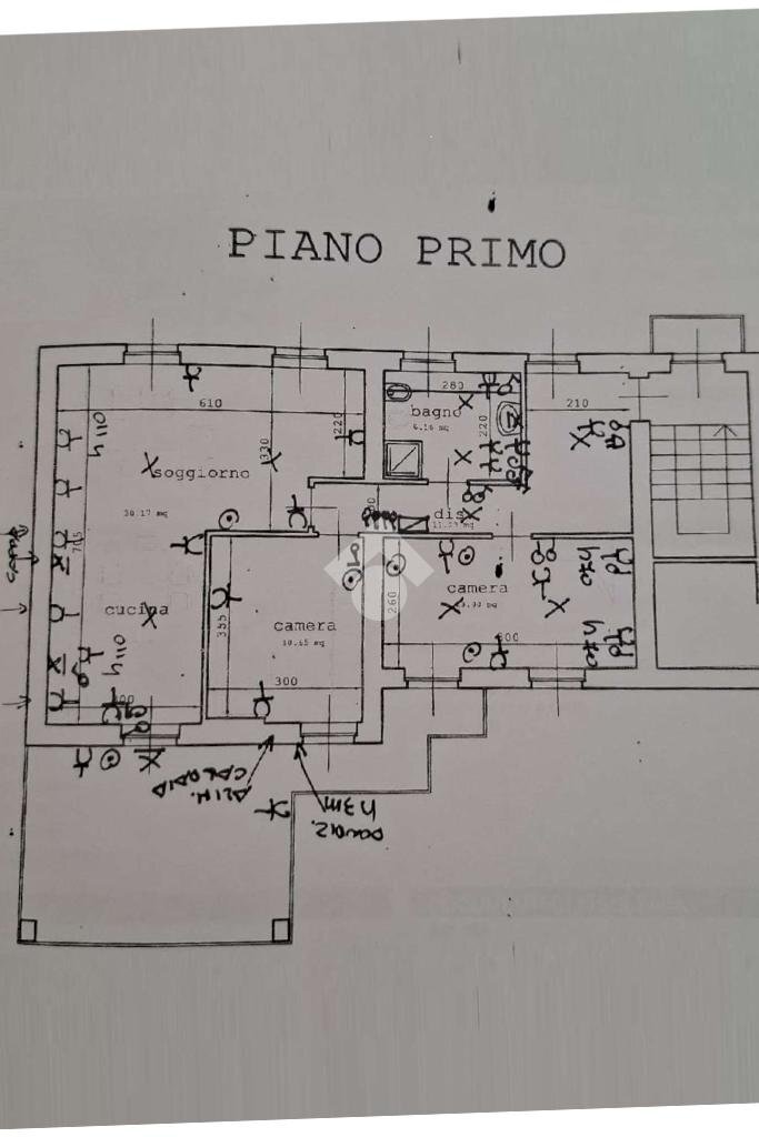 Trilocale Strada Genova, Moncalieri - planimetria 1