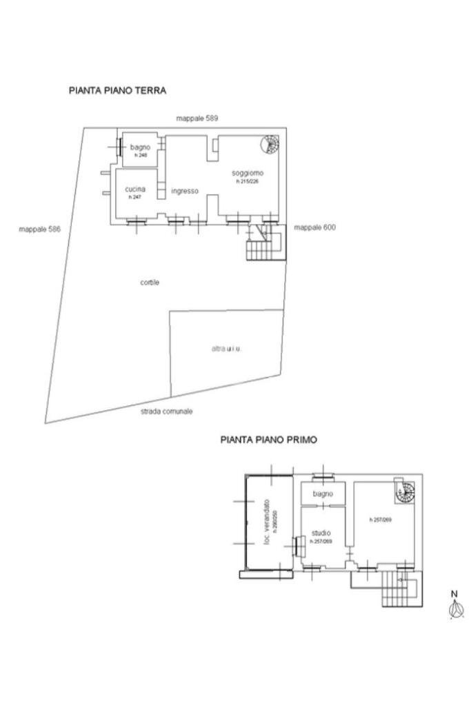 Casa semi indipendente Via Bella Caterina, Rocchetta Tanaro - planimetria 1