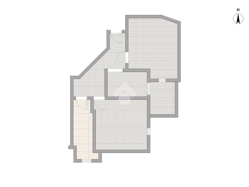 Bilocale Via Europa, San Vittore Olona - planimetria 1