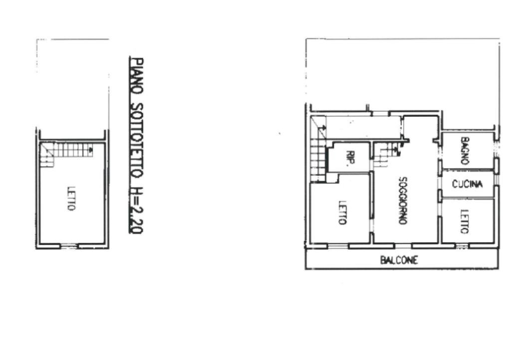 Quadrilocale Giaretta Ienza, Canossa - planimetria 1