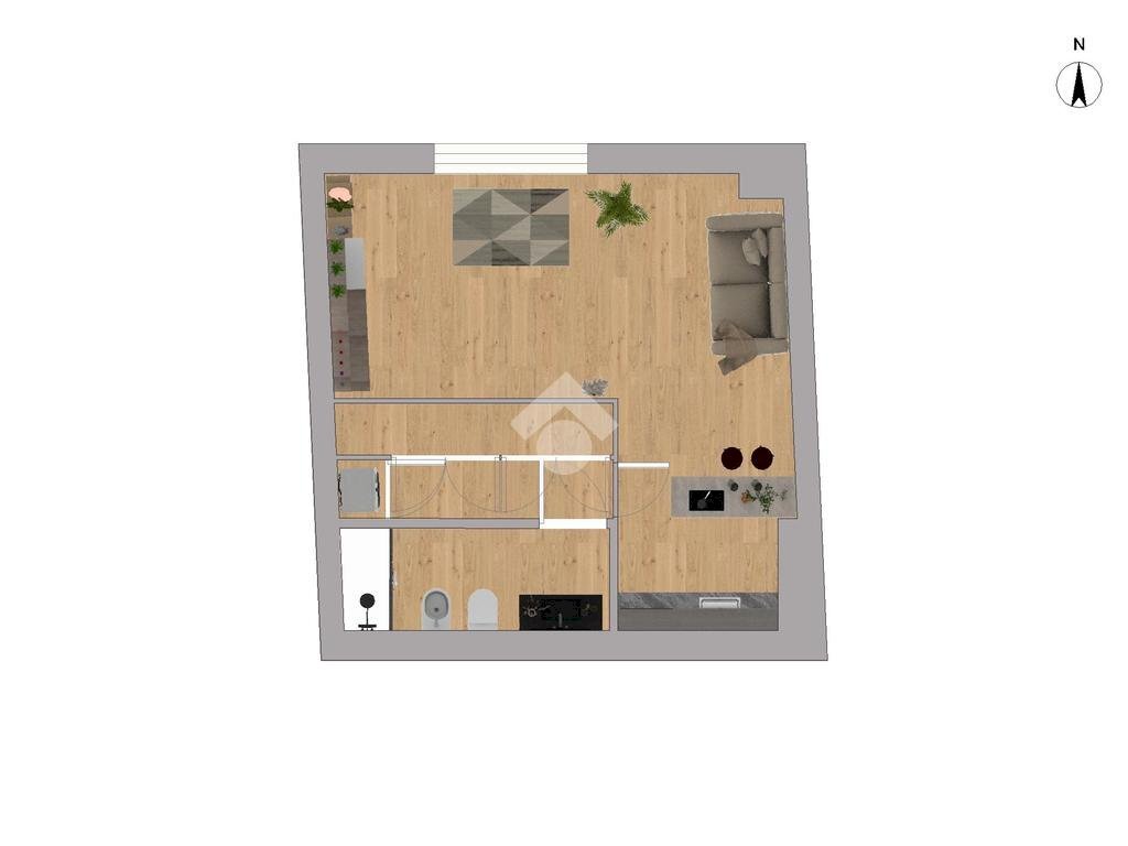 Loft Via Custodi, Milano - planimetria 1