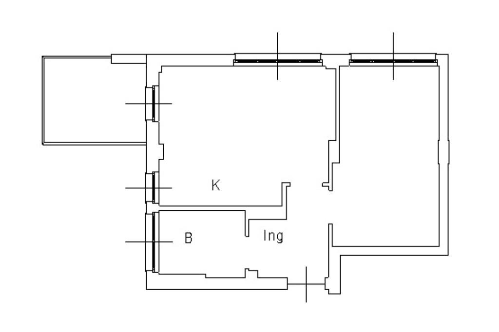 Bilocale Via Caduti di Marcinelle, Milano (zona Rubattino) - planimetria 1