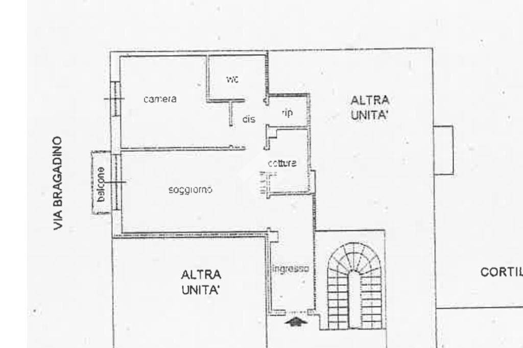 Bilocale Viale Coni Zugna, Milano (zona San Vittore) - planimetria 1