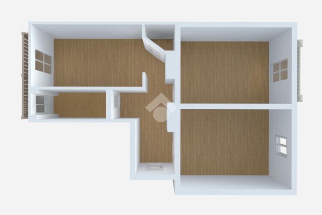 Trilocale Via Isonzo, Torino (zona San Paolo) - planimetria 1
