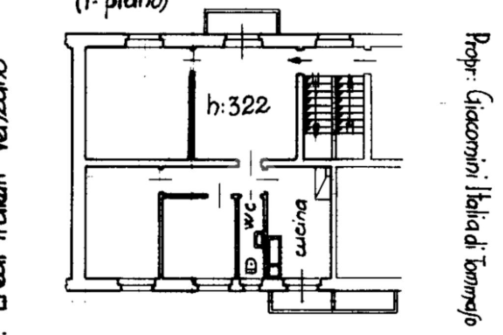 Appartamento Via del campasso, Genova (zona Sampierdarena) - planimetria 1