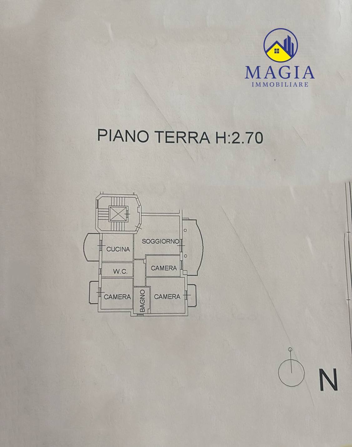 Foto 28 - Quadrilocale 5, Maltignano - planimetria 1