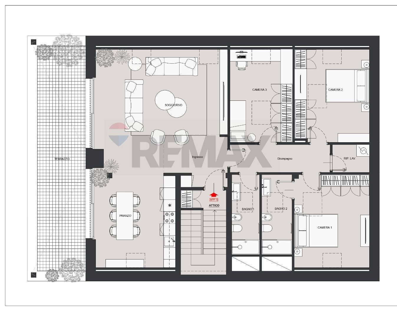 Pianta 2D - Attic Via Cittadella
 
5, Gessate - floor plans 1