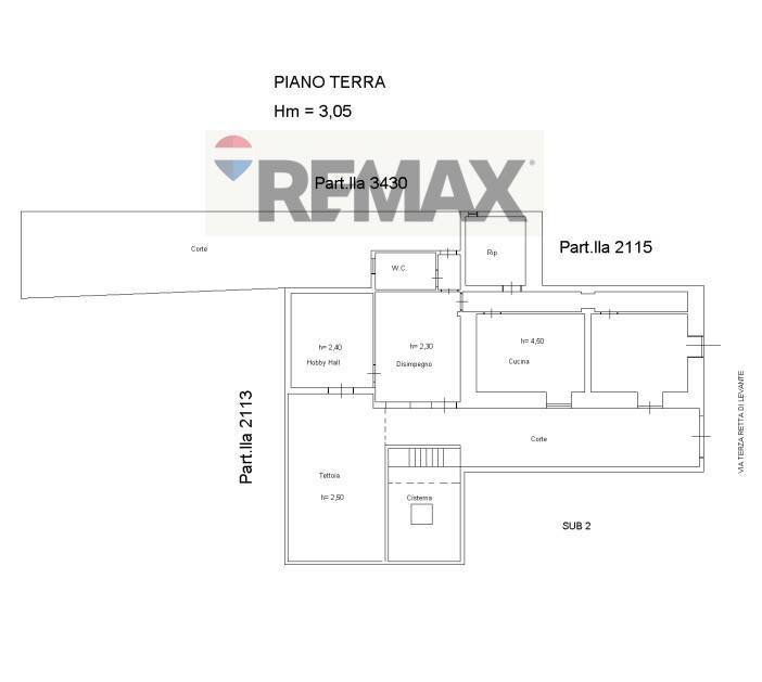 Pianta 2D - Independent house Via III retta levante, Belpasso - floor plans 1