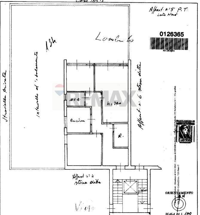 Pianta 2D - Trilocale Via Noviziato Casazza
 
72, Messina - planimetria 1