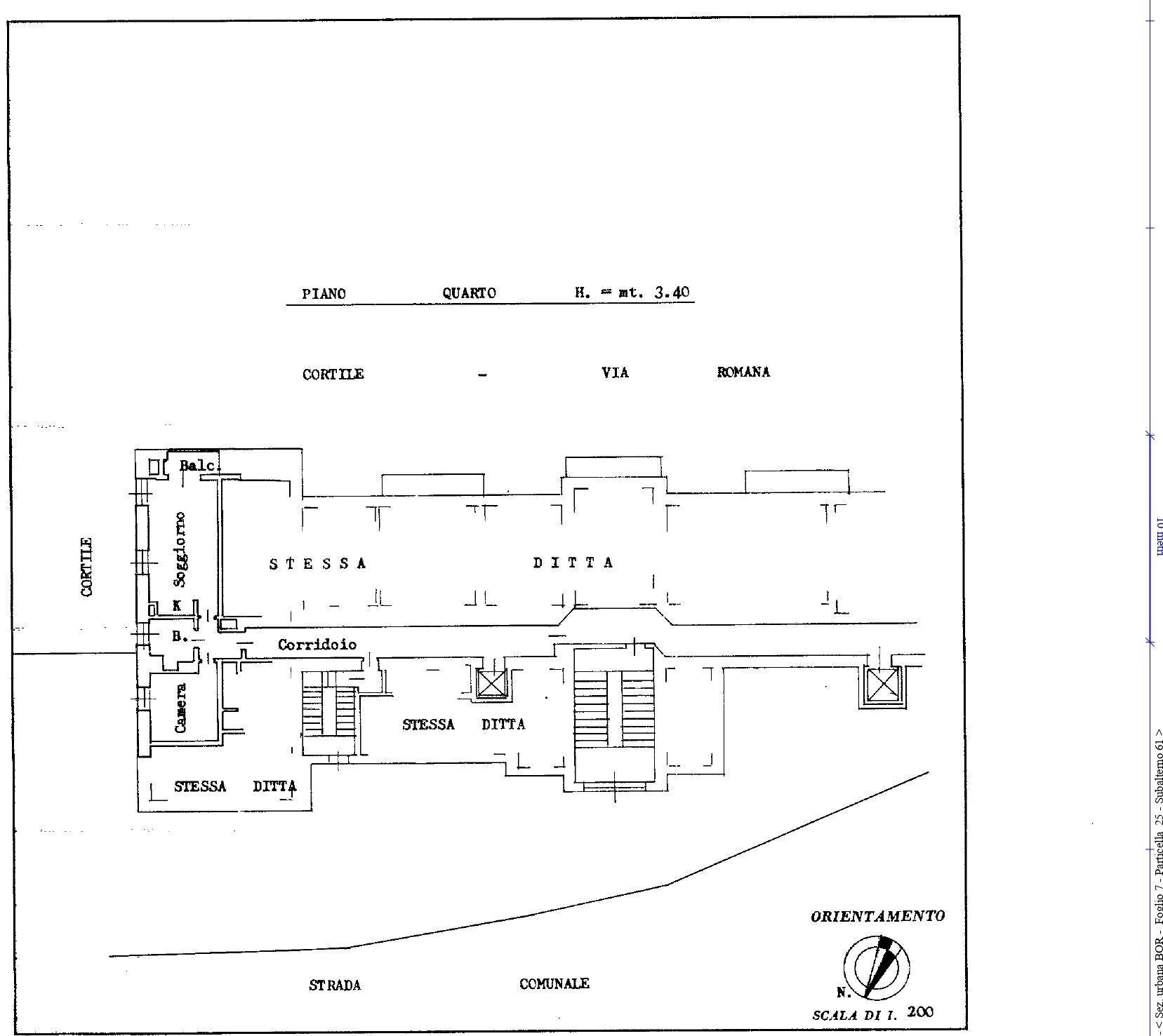 Foto 40 - Bilocale via Romana
 
56, Bordighera - planimetria 1