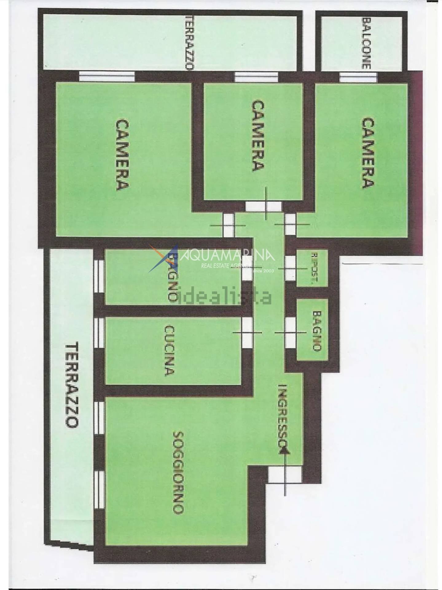 Foto 30 - Quadrilocale Sanremo - planimetria 1