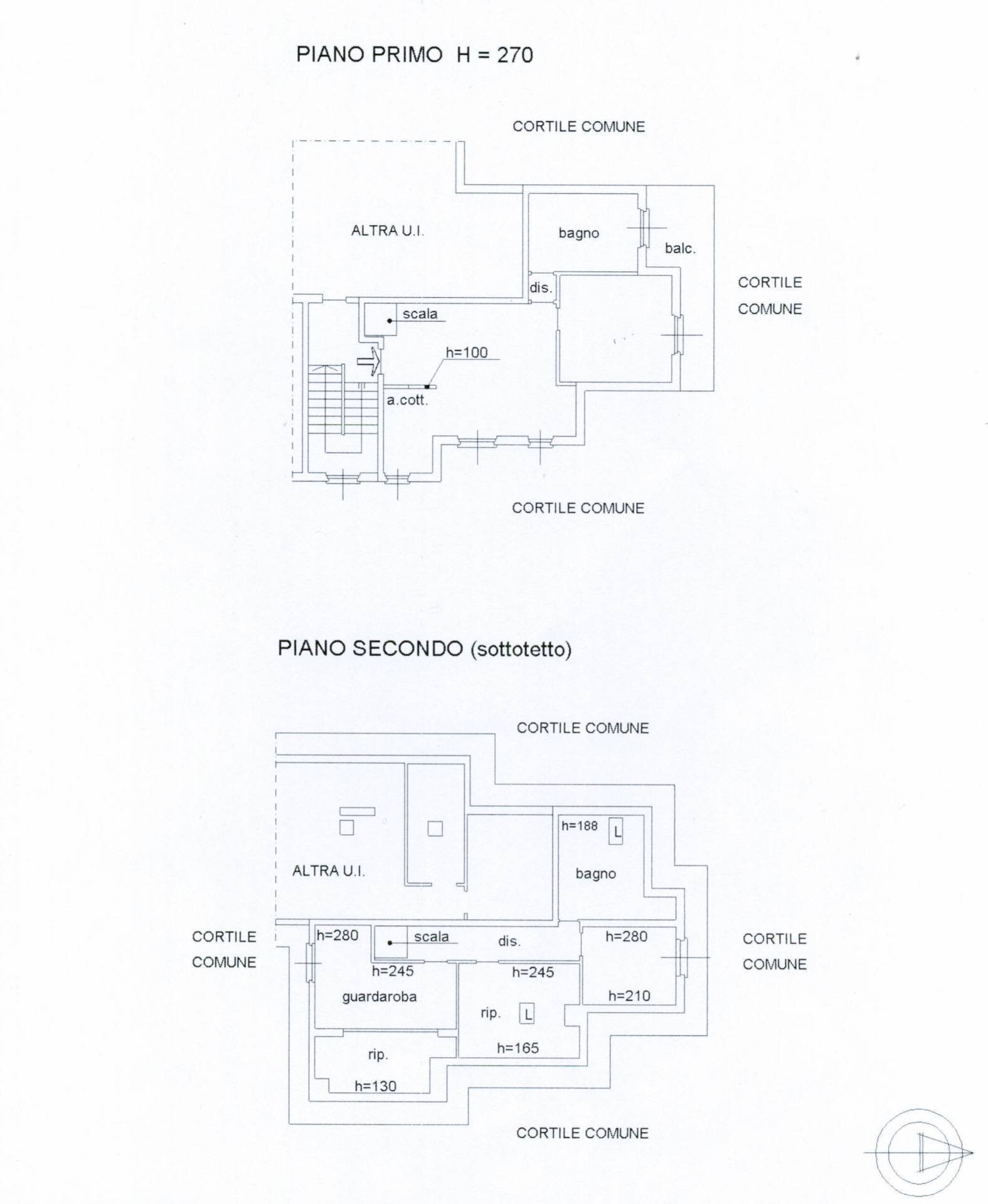 Foto 35 - Three-room apartment via manzoni
 
3, Torrevecchia Pia - floor plans 1