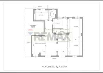 Pianta 2D - Appartamento Via Cenisio
 
6, Milano - foto 34